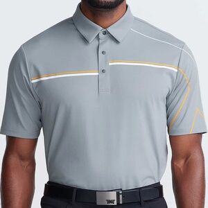 New! PXG Men's Comfort Fit X Sleeve Texture Polo Size XL
